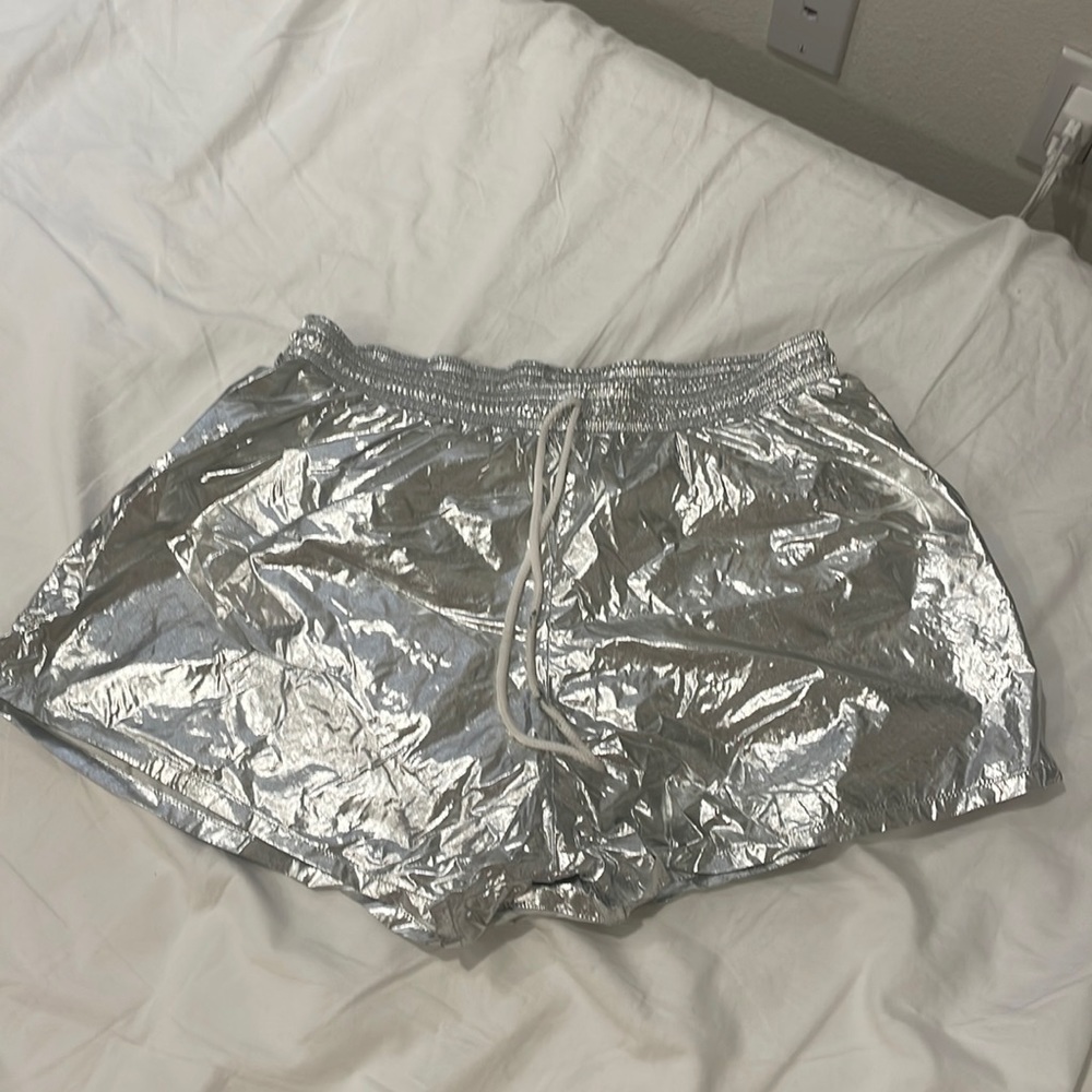 American Apparel Silver Shorts Medium